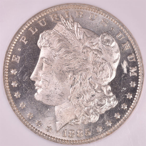 1885-O Morgan Silver Dollar - NGC MS63 PL