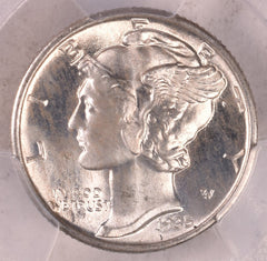 1935 Mercury Silver Dime - PCGS MS66 FB