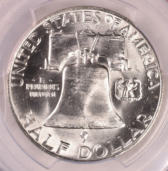 1959-D Franklin Silver Half Dollar - PCGS MS64 FBL