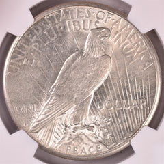 1924-S Peace Silver Dollar - NGC AU58