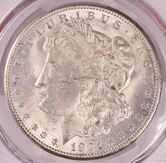 1921-S Morgan Silver Dollar - PCGS MS63