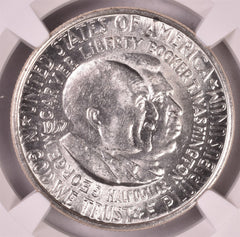 1952 Washington-Carver Commemorative Silver Half Dollar - NGC MS63