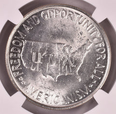 1952 Washington-Carver Commemorative Silver Half Dollar - NGC MS63