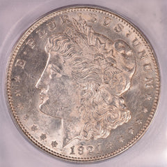 1921-D Morgan Silver Dollar - ICG MS64 - Final Year Of Issue