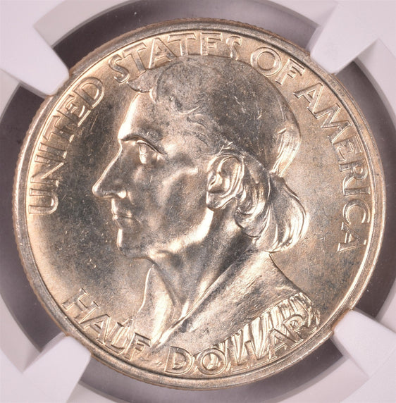 1935-D Boone Commemorative Silver Half Dollar - NGC MS66