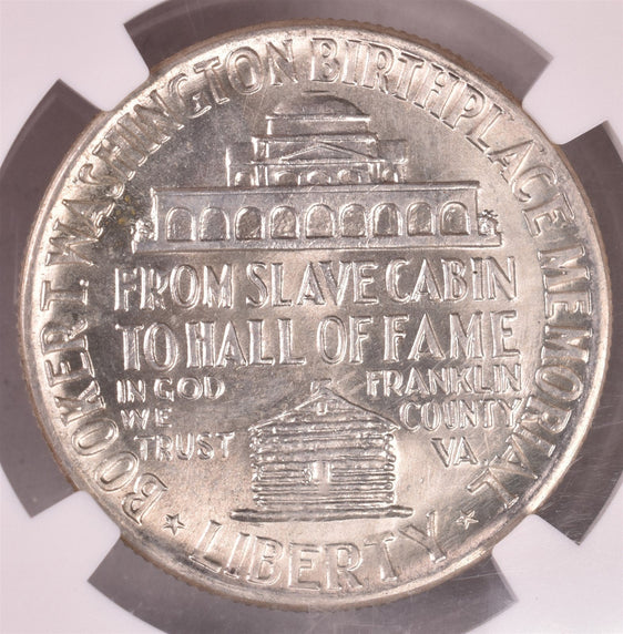 1949 Booker T. Washington Commemorative Silver Half Dollar - NGC MS65