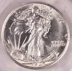 1942-S Walking Liberty Silver Half Dollar - PCGS MS64