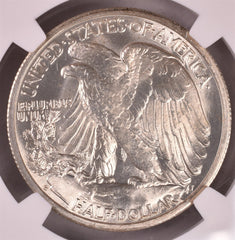 1942-S Walking Liberty Silver Half Dollar - NGC MS64