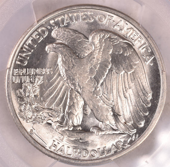 1941-S Walking Liberty Silver Half Dollar - PCGS MS63