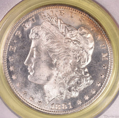 1881-S Morgan Silver Dollar - PCGS MS66 PL - OGH Old Green Holder