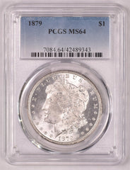 1879 Morgan Silver Dollar - PCGS MS64