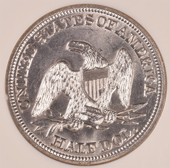 1846 Seated Liberty Silver Half Dollar - NGC MS64