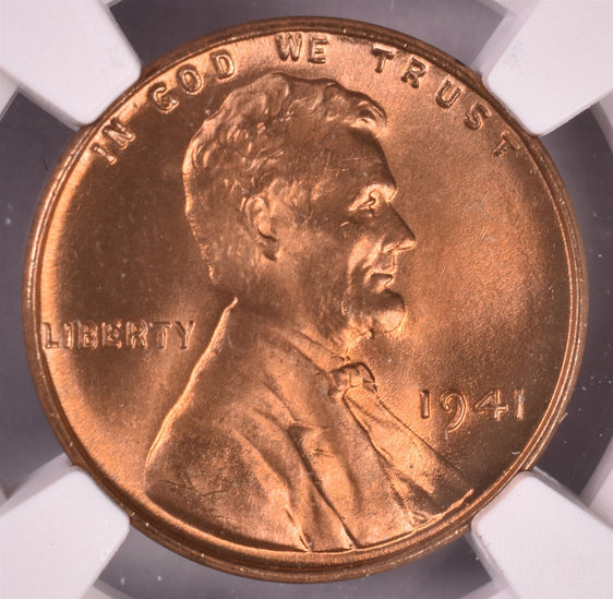 1941 Lincoln Wheat Penny Cent - NGC MS67+ Plus RD