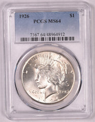 1926 Peace Silver Dollar - PCGS MS64