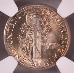 1937 Mercury Silver Dime - NGC MS66+ FB