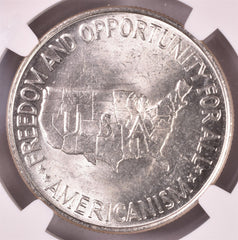 1952 Washington-Carver Commemorative Silver Half Dollar - NGC MS64