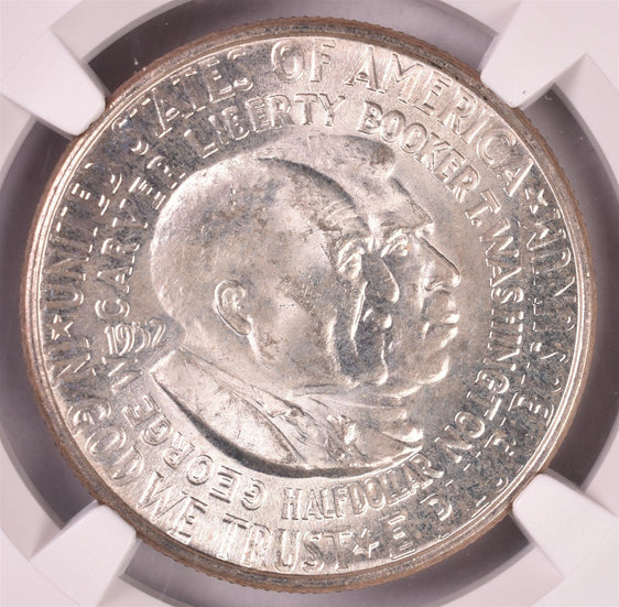 1952 Washington-Carver Commemorative Silver Half Dollar - NGC MS65