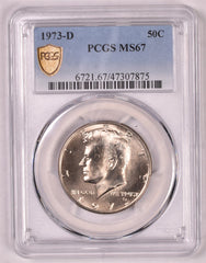 1973-D Kennedy Half Dollar - PCGS MS67