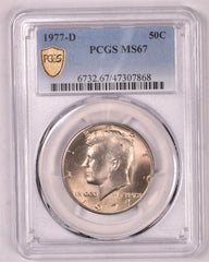 1977-D Kennedy Half Dollar - PCGS MS67