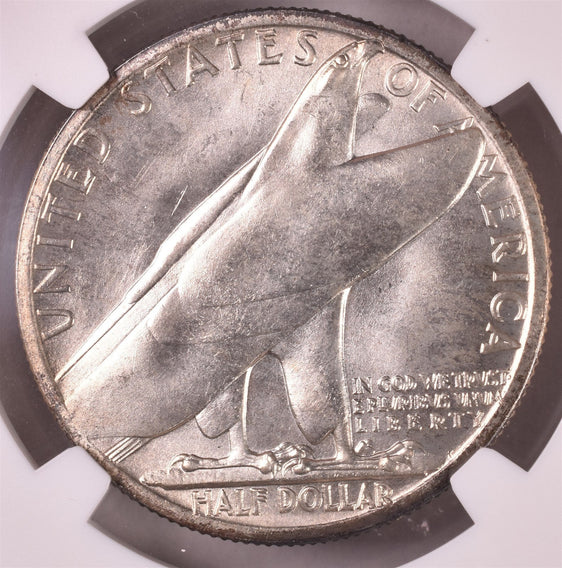 1936 Bridgeport Commemorative Silver Half Dollar - NGC MS66
