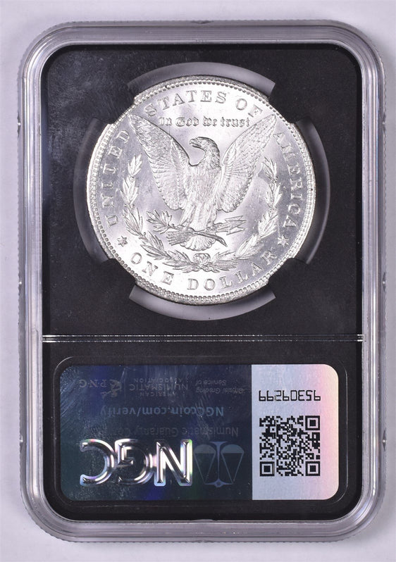 1891 Morgan Silver Dollar - NGC Brilliant UNC - Original Relic Bag Label Series