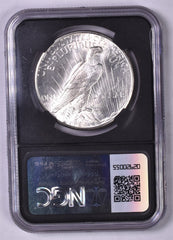 1926-S Peace Silver Dollar - NGC MS64 - Original Relic Bag Label Series