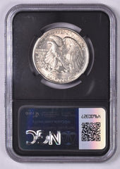 1936 Walking Liberty Silver Half Dollar - NGC MS64 - Original Relic Bag Label