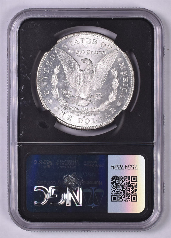 1878-S Morgan Silver Dollar - NGC Brilliant UNC - Original Relic Bag Label