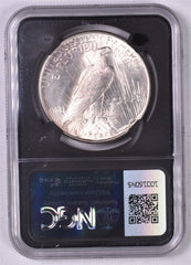 1924 Peace Silver Dollar - NGC MS66 - Original Relic Bag Label Series